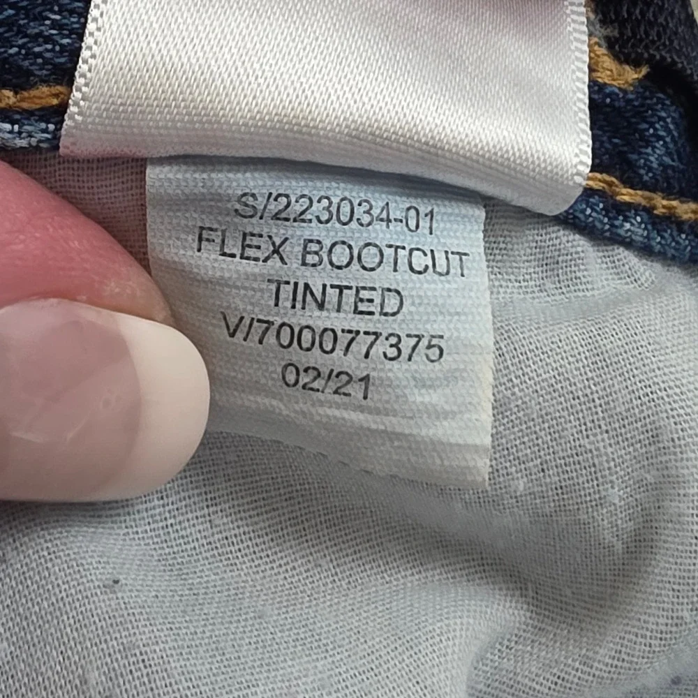 Old Navy Bootcut Jeans Kid 12 Plus Blue Built-In Tough Flex Stretch Indie Sleaze